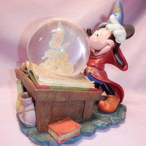 Disney Mickey Mouse Fantasia Sorcerer's Apprentice Water Snow Globe